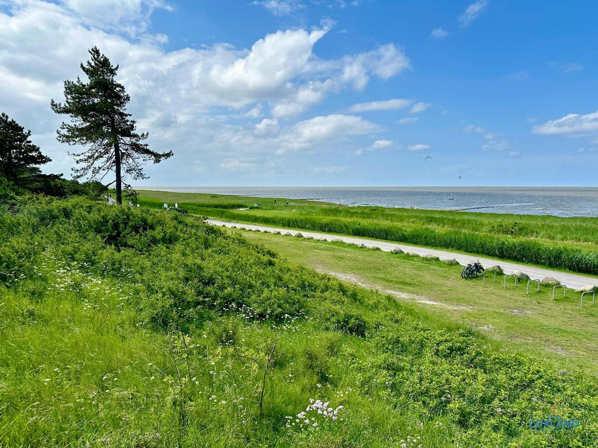 شقة Urlaub Mit Spektakulaerer Aussicht Auf Das Wattenmeer كوكسهافن المظهر الخارجي الصورة